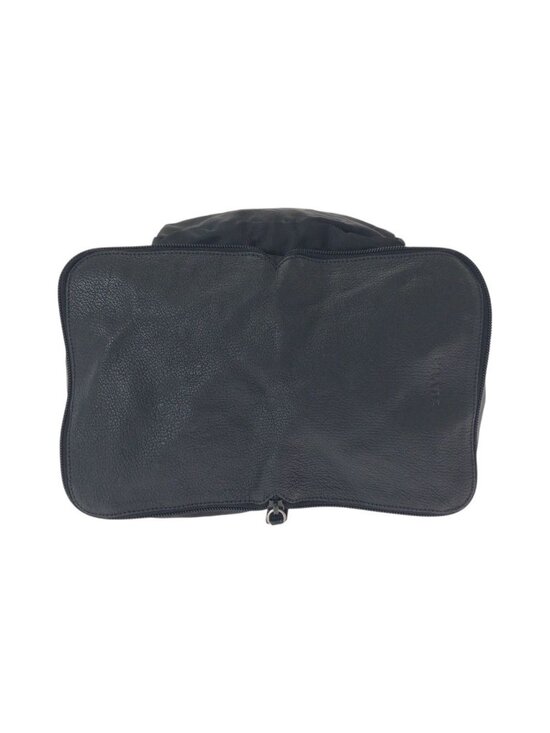 Prada Tessuto Black Silver Nylon Leather Backpack